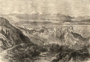Vue de Grenade, illustration de 